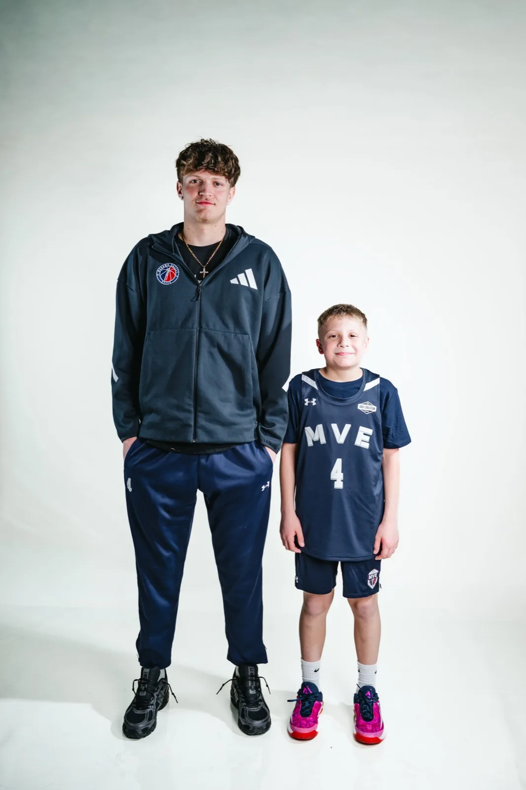 Older and younger MVE players at media day